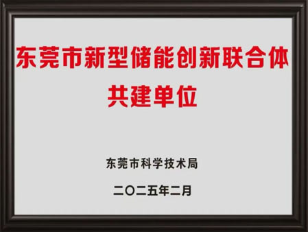 共创“东莞市新能储能创新联合体”